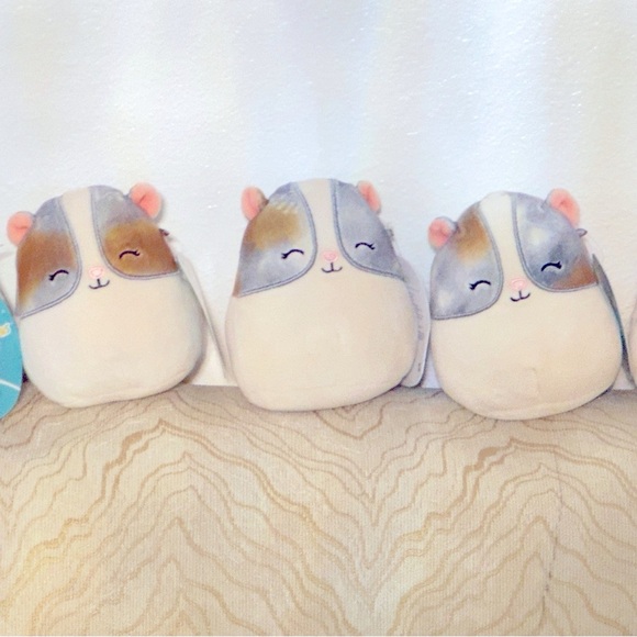 Squishmallow original cute Pax 5” the hamster plushes set of 3 - Picture 1 of 5